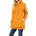 thumbnail image 2 of Zenana Women & Plus (S-3XL) Basic Relaxed Long Sleeve Round Neck Sweatshirts w/Side Pockets, 2 of 3