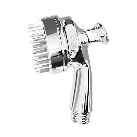 YIFAEUX Dog Shower Head Attachment High Pressure Handheld Sprayer Head with Massage Brush Pet Shower Supplies for Dog Bathing