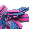 thumbnail image 2 of 100pcs Mini Nail Files Bulk Disposable Double Sided Emery Board 180/240 Grit for Natural Acrylic Fake Nails, 2 of 7