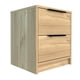 thumbnail image 2 of Mesa Noche Excelsior Duna/Blanco Madera Aglomerada MDP, 2 of 3