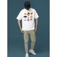 thumbnail image 2 of Japanese Emoji Icons - Cute Cultural Set Graphic Men's T-shirt, 2 of 4