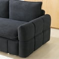 thumbnail image 6 of Miekor Furniture Sleeper Sofa, Sofa Bed- 3 in 1 Pull Out Couch Bed with Teddy Chaise for Living Room, Sofa Sleeper with Pull Out Bed,3color,Black 21276, 6 of 12