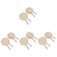 thumbnail image 4 of SUTENGDA 4 Pieces Paddle Wooden Tennis Racquet Badminton Racket, 4 of 8