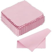 HIBALALA 20 Pcs Silver Polishing Cloth, Double Sided Silver Polishing Cleaning Cloths Effective Jewelry Wipe Cloths for Sterling Silver Gold Platinum