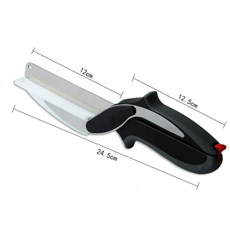 Buy the Gotze Clever Cutter 2 in 1 Knife & Cutting Board Kitchen Shears IOB