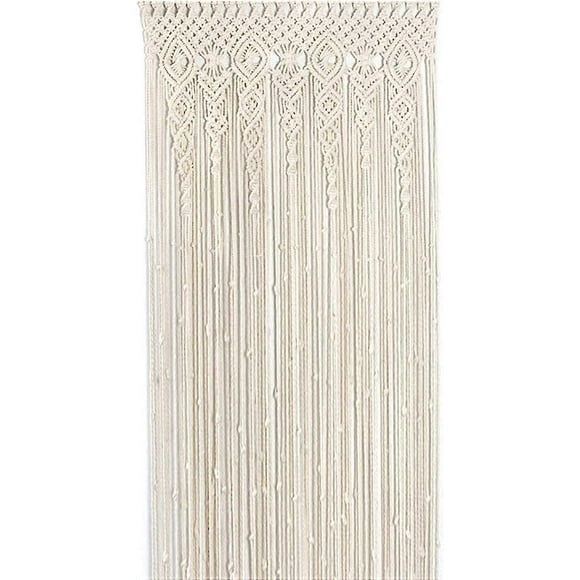 Large Handmade Macrame Cotton Wall Hanging Tapestry For Wedding Backdrop, Indoor/outdoor Curtain - 90*180cm