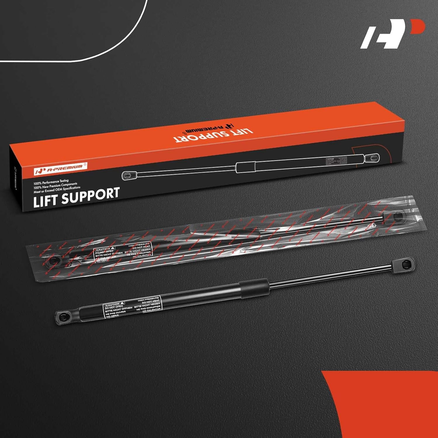 A-Premium Hood Lift Supports Shock Struts Gas Spring Prop Replacement for Mini R50 R52 R53 Cooper 2002-2006 2-PC
