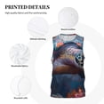 thumbnail image 3 of Sikiie Underwater Lazy Turtle Basketball Jersey Reversible Men's Mesh Athletic Sports Shirts Training Practice S-4XLX-Large, 3 of 6