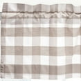 thumbnail image 3 of Franklin Sandstone 100% Cotton Set of 2 Window Valances 15.5" x 72", 3 of 4