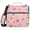 Cupcakes and Birthday Candles, variant on 3 Ring Zipper Binder with Shoulder Strap Waterproof Trapper Keeper 2 Inch D-Ring 500 Sheets Capacity Black and White Striped Daisy
