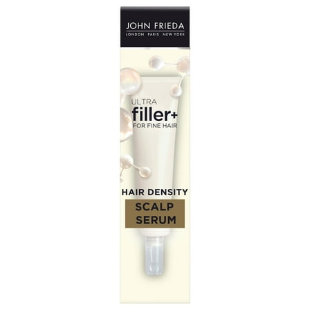 John Frieda ULTRAfiller  Biotin Hair Density Scalp Serum for Fine Hair, Scalp Treatment, 2 oz