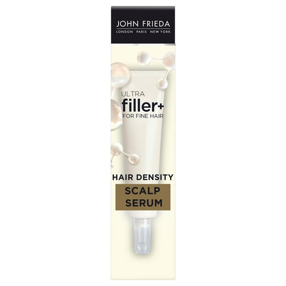 John Frieda ULTRAfiller  Biotin Hair Density Scalp Serum for Fine Hair, Scalp Treatment, 2 oz