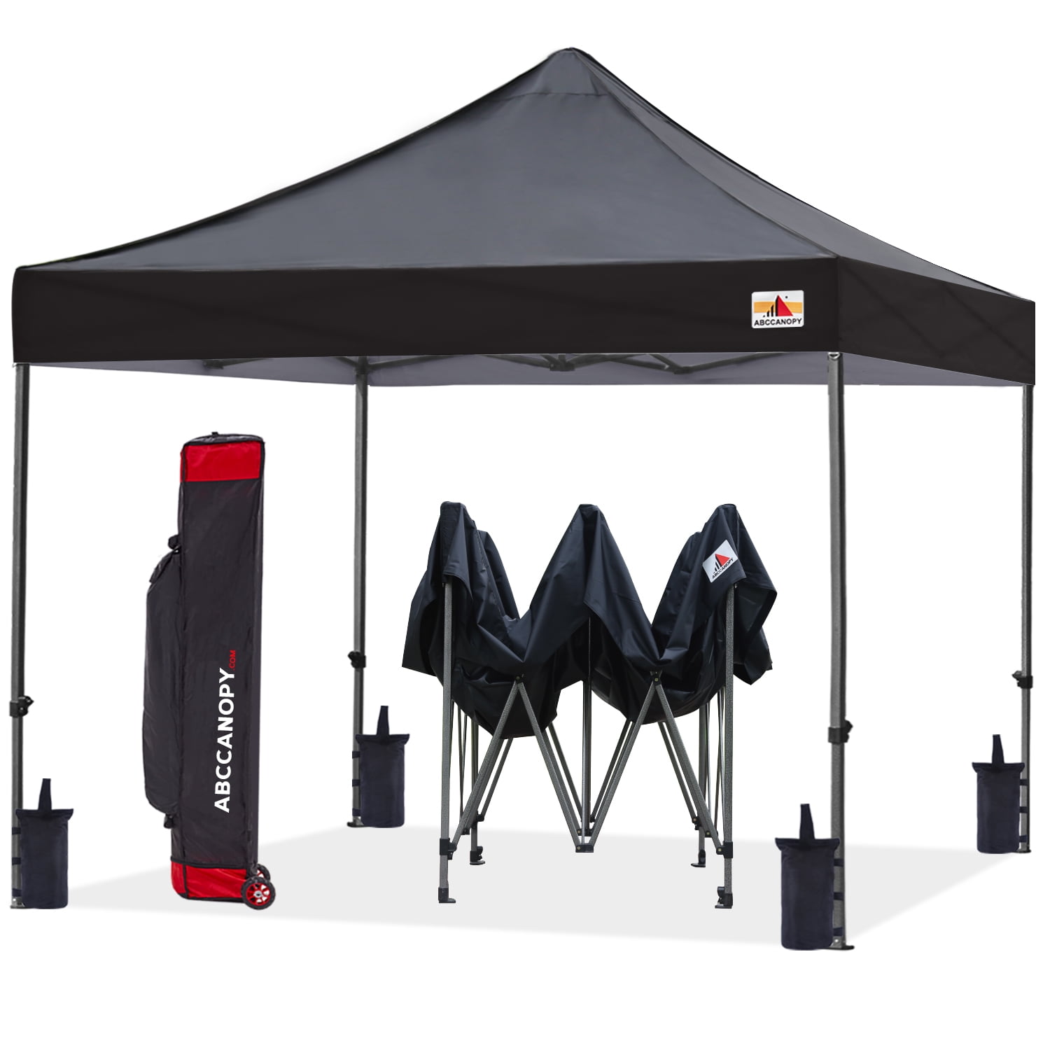 ABCCANOPY 10' x 10' Black Outdoor Commercial Instant Shelter Metal