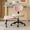 Pink, variant on Ergonomic Office Chair Cross Legged, Multi-Position Swivel Desk Chair for Adults, Meditation & ADHD Fidget Seating with Back Support & Rolling Base, Gray