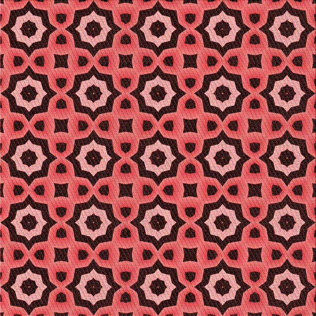 Ahgly Company Tapis d'Intérieur Lavable en Machine Carré Rouge Transitionnel, 5 Pieds Carré