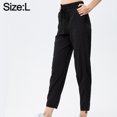 thumbnail image 2 of Pantalones de chándal para mujer, sueltos, para correr, con cordón, cómodos pantalones de salón con bolsillos, 2 of 6