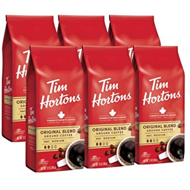 Tim Hortons Original Blend, Medium Roast Ground Coffee, Perfectly