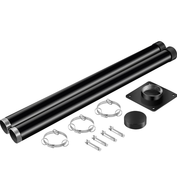 VEVOR Sun Shade Post, 85" Shade Sail Post, 3" Diameter Sail Pole, Steel