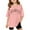 Pink, variant on Girls Oversized T Shirts Short Sleeve Los Angeles Print Kids Summer Crewneck Tops Basic Tees,120(5-6 Years),Black