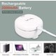 thumbnail image 3 of Mini ventilador de mano con cordón, ventilador de collar recargable por USB, ventilador portátil personal de velocidad ajustable para niños, mujeres, camping, exteriores, hogar, oficina, viajes, 3 of 5