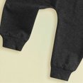 thumbnail image 4 of NOLDARES Kids Toddler Outfits 2Pcs Long Sleeve Graphic Round Neck Sweatshirt Sweatpants Casual Fall Winter Clothes Set Size:2-3 Y,Brown, 4 of 6