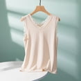 thumbnail image 2 of Tank Tops for Women Double V Neck Lace Inner Sleeveless Summer Tops, 2 of 6