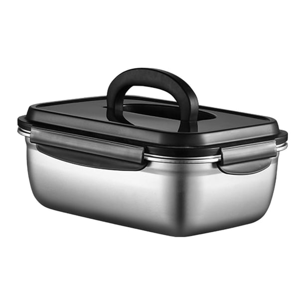 Caja de almacenamiento de alimentos, contenedor de conservación, fiambrera multiusos, caja de mantenimiento para encimera, oficina, trabajo, hogar y perfecl Contenedor de almacenamiento