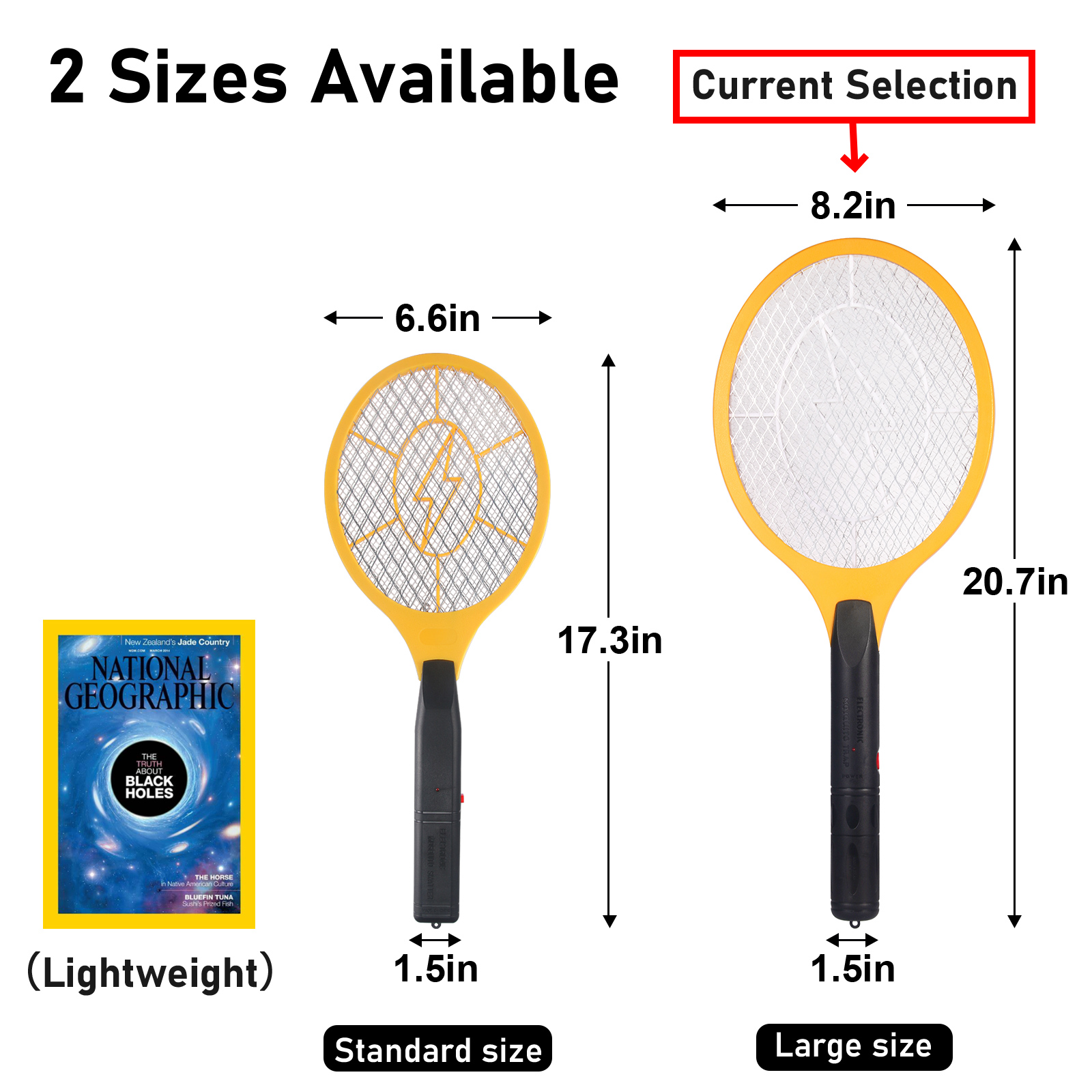 Gamexcel 2-Pack Electric Fly Swatter, 3000V Bug Zapper photo 3