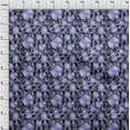 thumbnail image 4 of oneOone Cotton Cambric Bluish Violet Fabric Florals Craft Projects Decor Fabric Printed By The Yard 56 Inch Wide, 4 of 5