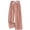 Pink, variant on DeHolifer Wide Leg Pants for Women Elastic Waisted Solid Color Bandage Bowknot Casual Loose Pants with Pocket Watermelon Red Free Size