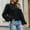 Black, variant on BONIXOOM Womens Sweaters Modern Fit Sweater Pullover Casual Crew Neck Sweaters For Teen Girls Black XL(US:10)