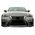 thumbnail image 3 of Ikon Motorsports Compatible with 14-16 IS250 #1J4 Platinum Silver Metallic Front Lip Splitters, 3 of 5