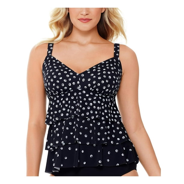 Swim Solutions Swim Solutions Womens Galactica Tiered Tankini Swim