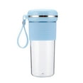 thumbnail image 2 of Portable Blenders, Personal Juicer Cup, 300ML Capacity, USB Rechargeable 2400 Battery, Stainless Steel Plastic Material, 2 Blades for Crushed Ice Shakes Baby Food, with USB Cable & User Manual, 2 of 9
