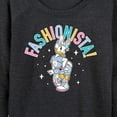 thumbnail image 3 of Mickey & Friends - Fashionista - Women's Lightweight French Terry Long Sleeve Shirt, 3 of 5