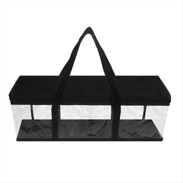 Organizador de Sombreros con Asas de Transporte Almacenamiento Sombreros Transparente Bolsa de Almacenamiento de Sombreros para Gorras de Béisbol Soporte para Viajes A Casa,B
