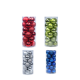 thumbnail image 1 of 4 Boxes Christmas Decorations 3cm Christmas Balls Colorful Ball Set Plated Plastic Balls Christmas Tree Hanging, 1 of 6