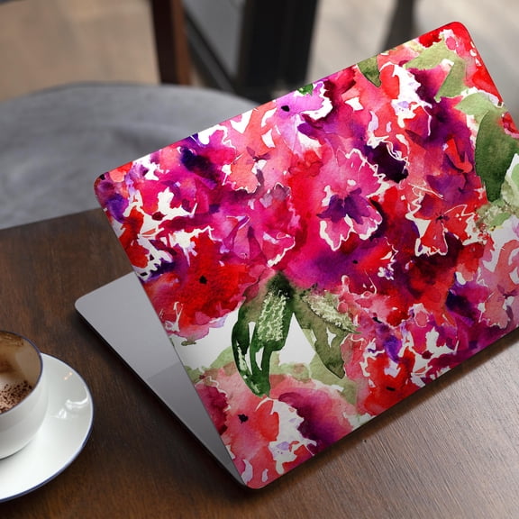 DesignSkinz Tropical Hydrangea Flowers Full-Body Skin Decal Wrap Cover for MacBook 12" Retina (A1534)