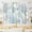 Blue Beach, variant on Rustic Farmhouse Small Kitchen Curtains Spoon Fork Window Treatment Retro Wooden Country Cafe Short Curtains for Bathroom Dining Laundry Room Vintage Plank Tier Treatment Drapes 27.5x39 inch