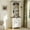 White, variant on FIAKOA Bookshelf 4 Tier Book Shelf, 71" Tall Bookcase with Drawer Storage Large Bookshelves Farmhouse Bookcases Library Book Case for Living Room Bedroom Home Office Kitchen (Oak)