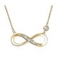 thumbnail image 5 of Collar chapado en plata s925 con 8 palabras incrustadas, cadena de clavícula de joyería simple japonesa y coreana retro europea y americana para mujer, 5 of 5