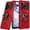 Red, variant on PT for BLU View Speed Ultra 5G B1660V Robotic Ring Kickstand Hybrid Phone Case Cover - Red