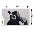 thumbnail image 6 of Headphone Chimp Monkey Wall Home Business Office Sign, 6 of 7