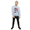 thumbnail image 3 of Captain America - Jersey The First Avenger para Adultos Unisex (Gris Deportivo), 3 of 4