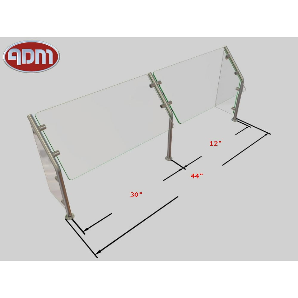 Sneeze Guard ADM Sneezeguards ES312BAYA30B12LPRPFLANGESS