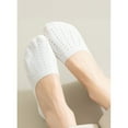 thumbnail image 6 of 5 Pairs Women Low Cut No Show Socks Breathable Stretch Knit Liner Design Anti-Slip Heel Grip for Flats and Loafers - 5 pcs-A, 6 of 7