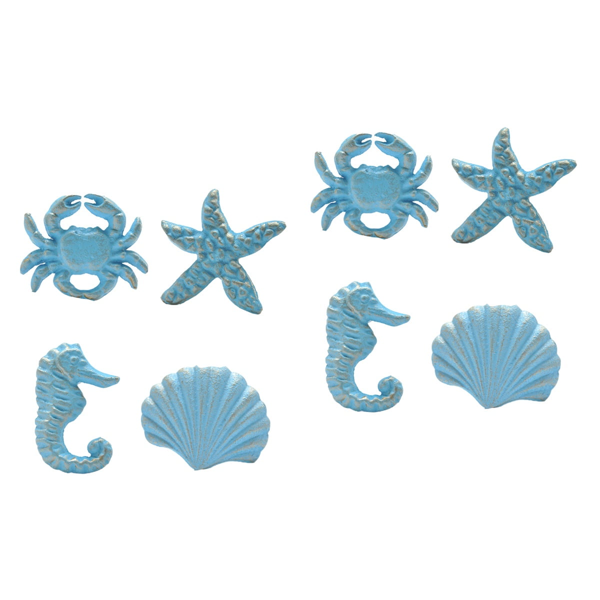 Pulls Ocean Iron Knob Drawer Cupboard Knob Knobs Cabinet Seahorse Decorative Beach Handles Coastal Knobsartironwork