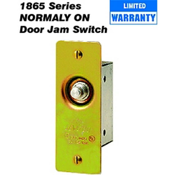 Leviton 1865 Door Jamb PushButton Switch SPST Momentary ON(OFF