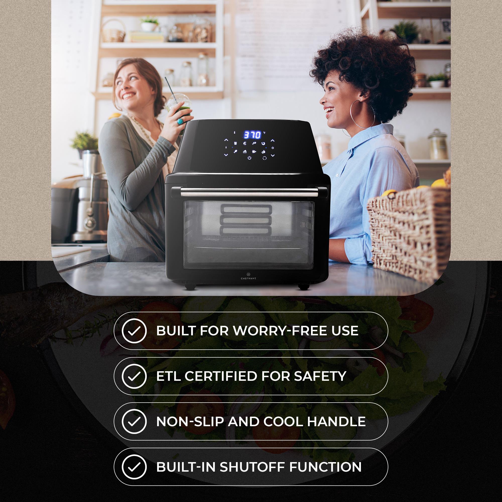 ChefWave Magma 16 qt. Multifunctional Air Fryer Oven with Rotisserie, Dehydrator and Accessories - image 3 of 13