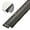 Black, variant on Aluminum Alloy Floor Transition Strip:Cuttable Carpet Edge Protector,Carpet to Tile Threshold Strip,Door/Carpet/Tile/Threshold Reducer,Carpet Edge Trim for Home,Office,Hotel,0.9m (Gray), Grey